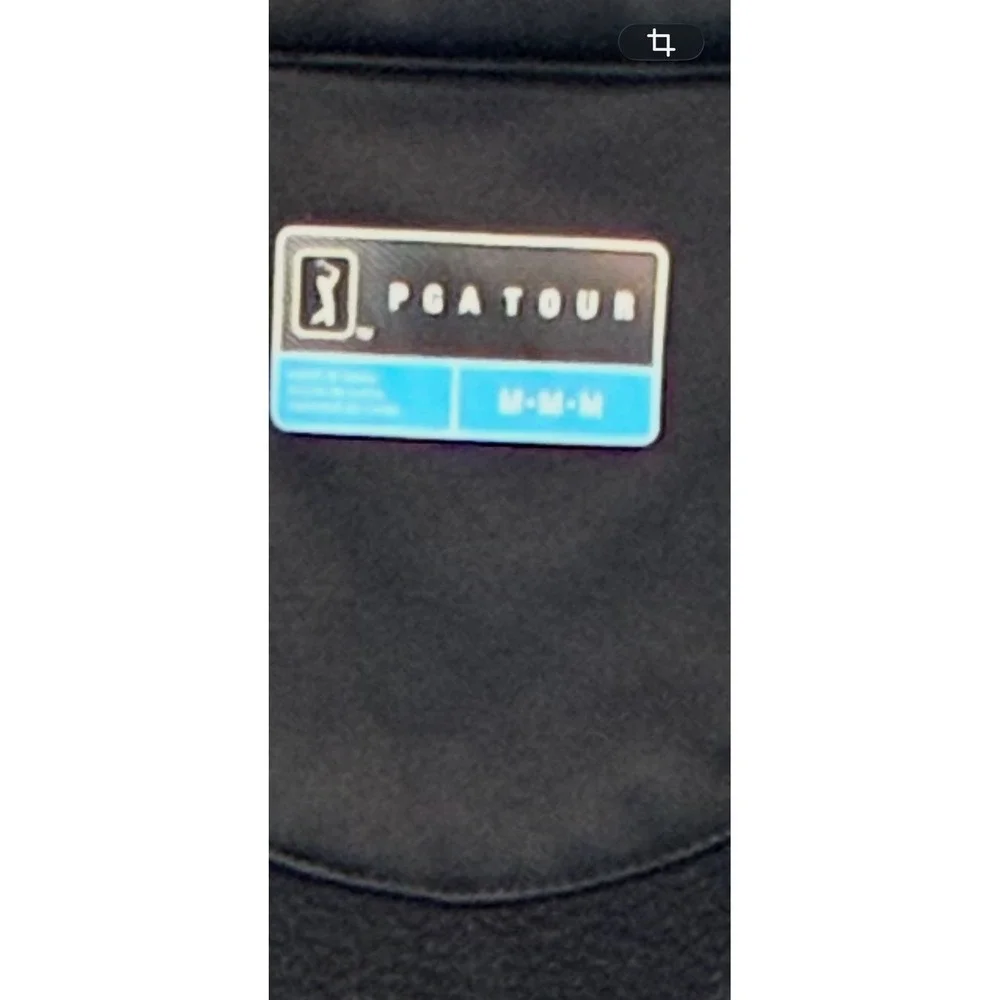 PGA TOUR Mens Quilted Vest Black Full Zip Golf Outdoor Layering Size‎ M - Picture 4 of 7